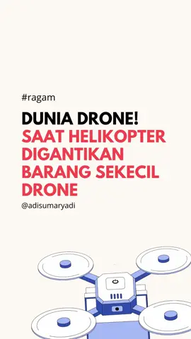 Dunia Telah Berubah Dengan Adanya Drone! Nanti drone tidak hanya untuk mengambil gambar, untuk pertanian, transportasi hingga perang! #drone #teknologi #techupdate 
