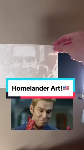 This took WAY too long 😭🇺🇸 #art#homelander#theboys #tape @The Boys 