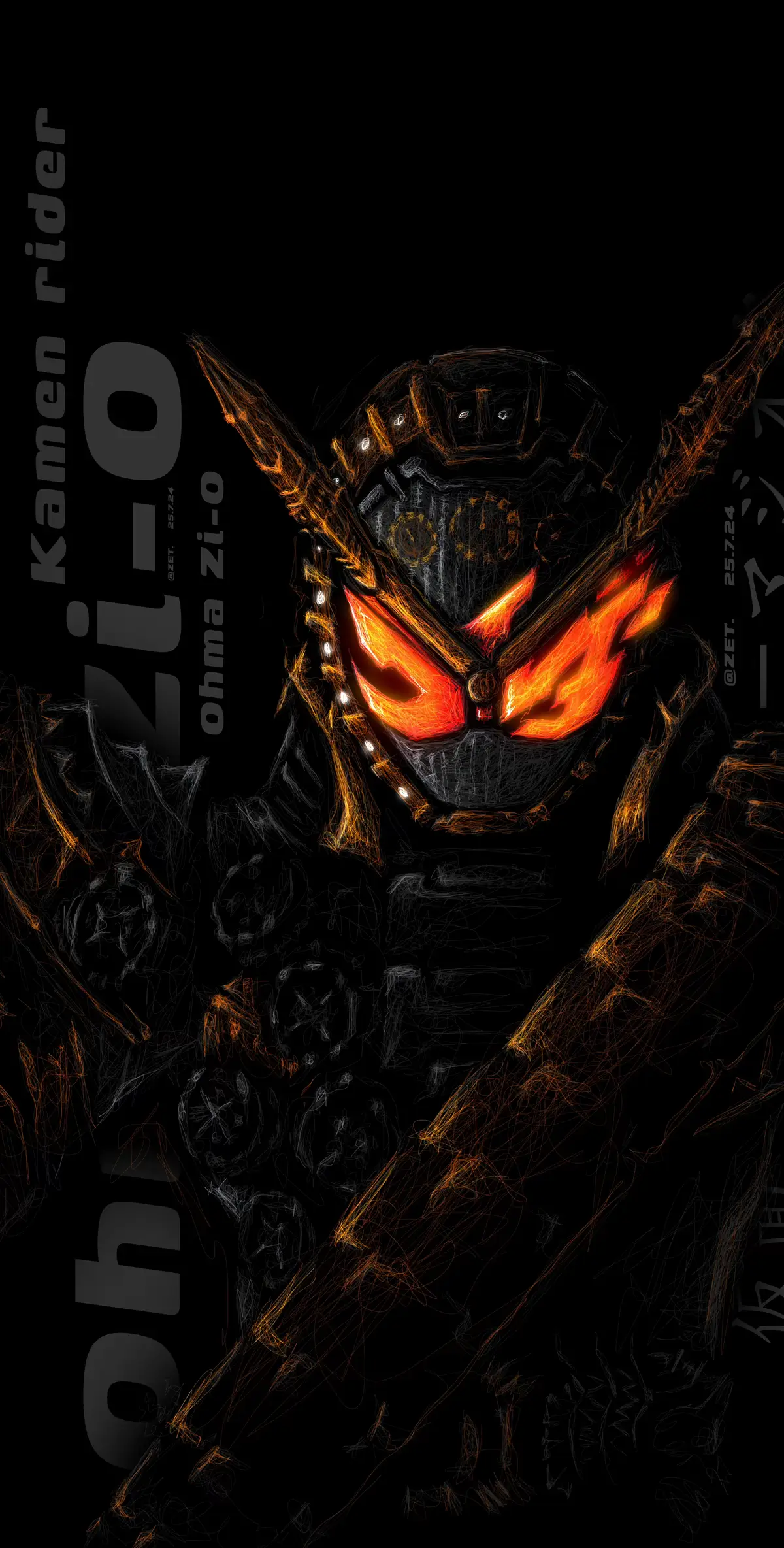 #kamenrider #kamenriderohmazio #tokufans #fypシ゚viral #tokusatsumalaysia #scribbleart #wallpaper 