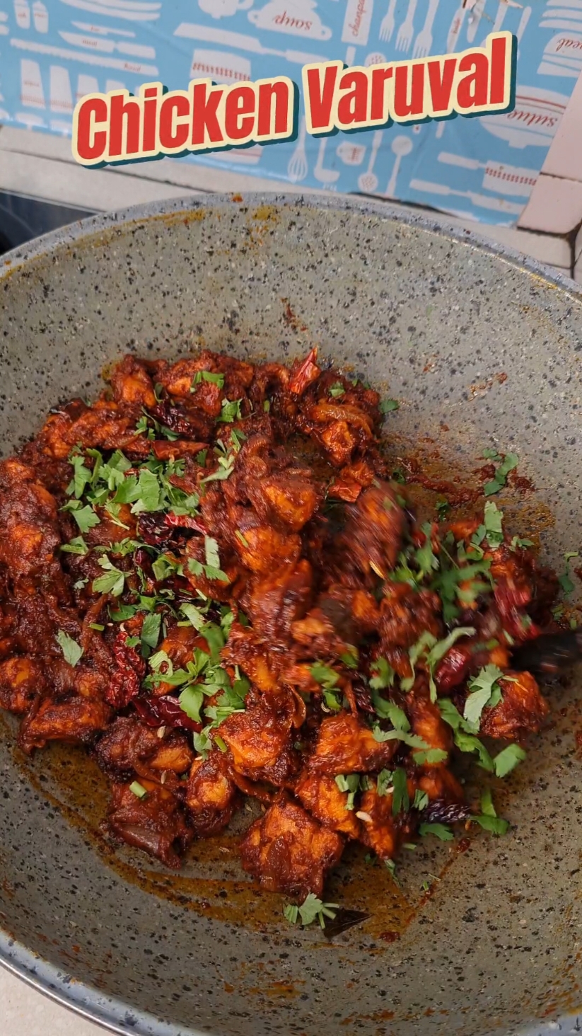 The Best Version Of Chicken Varuval🔥  Spices from @pusbasmasalaandspices  #MakanLokal #MYFoodie #chicken #simplerecipe #chickenvaruval #resepimudah 