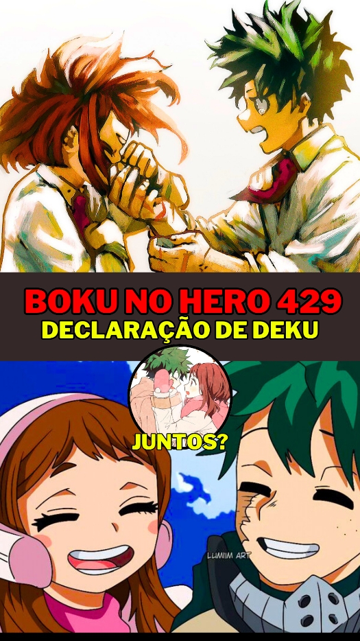 Deku se declarou para Uraraka? Boku no Hero capítulo 429 #deku #uraraka  #bnha429 #bnha #mha #bokunohero #myheroacademia #izuocha #izukumidoriya #izuku #ochakouraraka #anime #manga #mha429 
