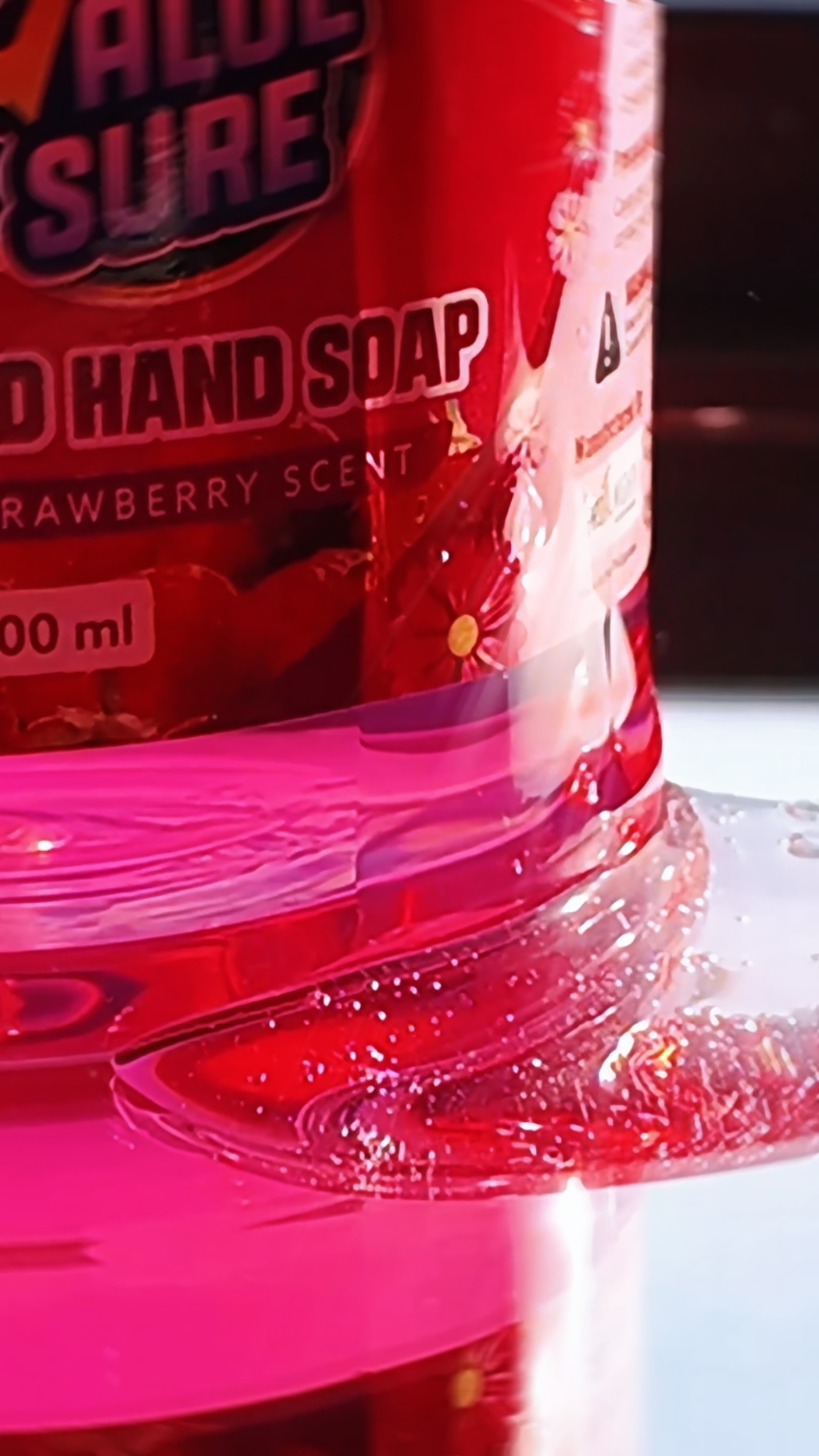 Want to get your hands smelling Straw-Berry Clean? Our Value Sure liquid hand soap is sure to get the job done! Add to cart na! 🫧 #handsoap #valuesure #clean #soap #broll #liquidhandsoap #handwash #covid  #handsanitizer #handwashing #staysafe  #soap #carcare  #coronavirus #stayhome #wash #corona #washyourhands  #sanitizer #handsoap #hygiene #cleaning #detail #skincare #viral #trending #fyp #foryou #foryoupage #xyz 
