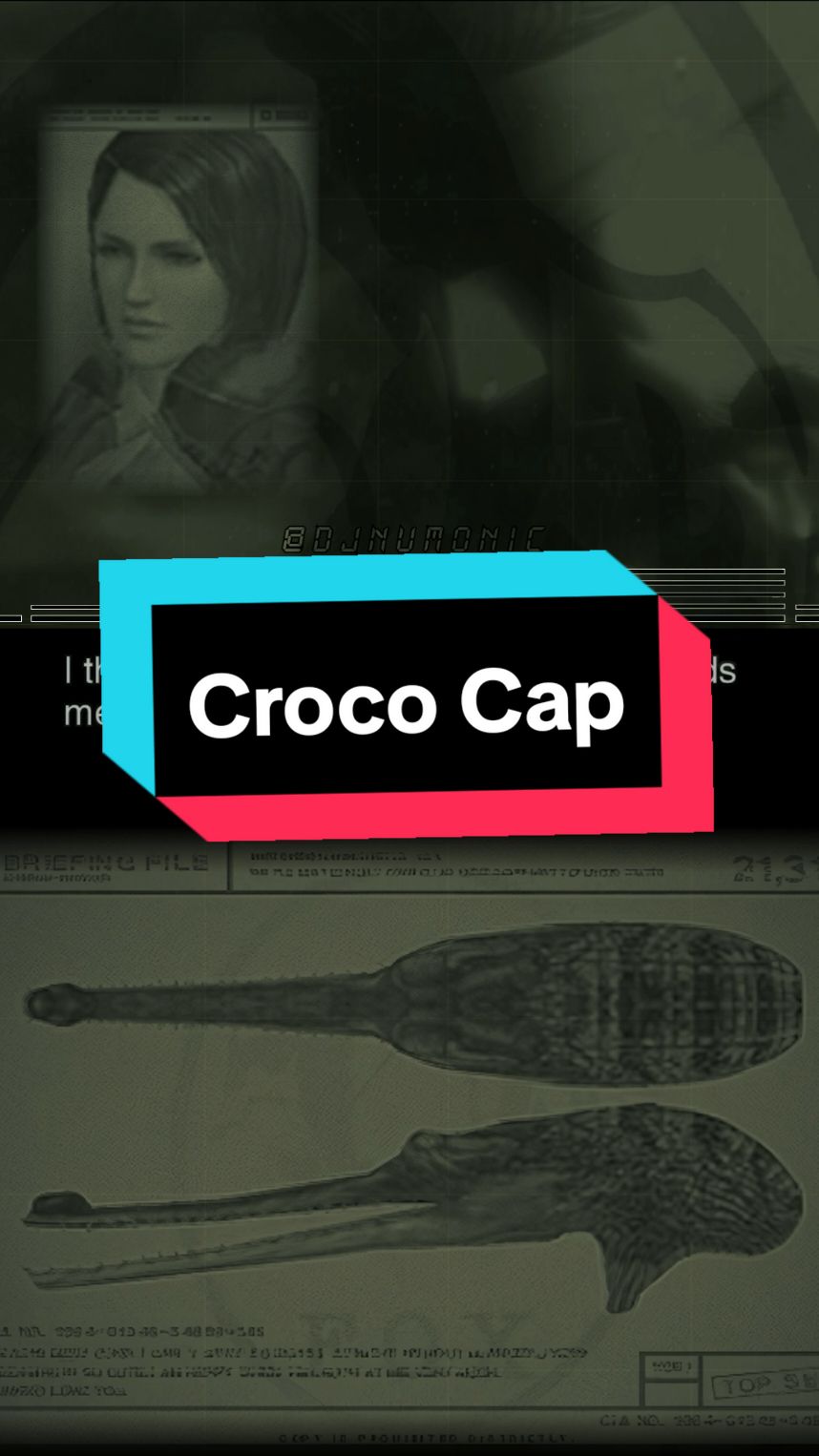 The croc cap stays on during activities. #mgs3 #metalgearsolid3 #mgs2 #metalgearsolid2 #BigBoss #Snake #MGSV #MGSVTPP #Crocodile #croc #fypage 