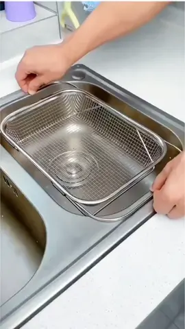 #不锈钢伸缩沥水篮#厨房必备沥水快速
