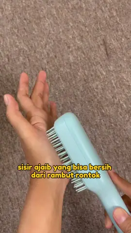 Sisir yang bikin rileks! Dalam satu detik rambut rontok langsung bersih, dan gampang banget dicuci. Tinggal tarik dan dorong, langsung bisa dipakai! #sisirteleskopik #sisirpelurusrambut 