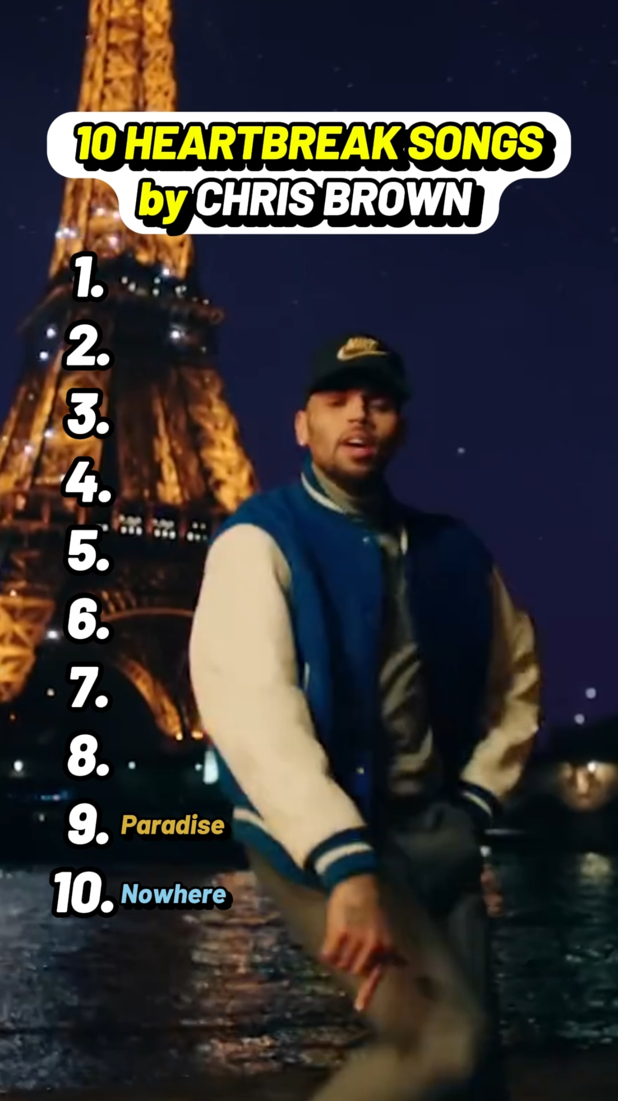 In no particular order, just appreaciating his music. 10 Heartbreak Songs by Chris Brown #ChrisBrown #chrisbrowntiktok #chrisbrownofficial #chrisbrownconcert #breezy #spotify #fyp #viral 
 
 
 chris brown songs
 chris brown old songs
 chris brown songs 2000s
 best chris brown songs
 chris brown songs that hit hard
 chris brown concert
 
