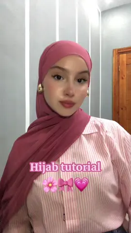 Hijab tutorial 🌸💗🎀#fypシ゚viral #hijabtutorial #hijab 