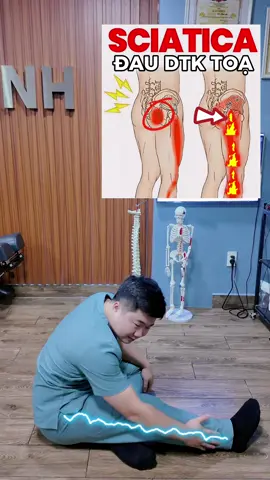 Bài tập Đau DTK Toạ, DTK Hông tại nhà dành cho bạn 🥰 #viral #vumanhyhoccotruyen #tips #siatica #vuducmanh 