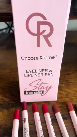 Choose Rasme eyeliner and lip liner pens #Eyeliner #lipliner #chooserasme #staytruecolor #makeuptiktok #tiktokmakeup 