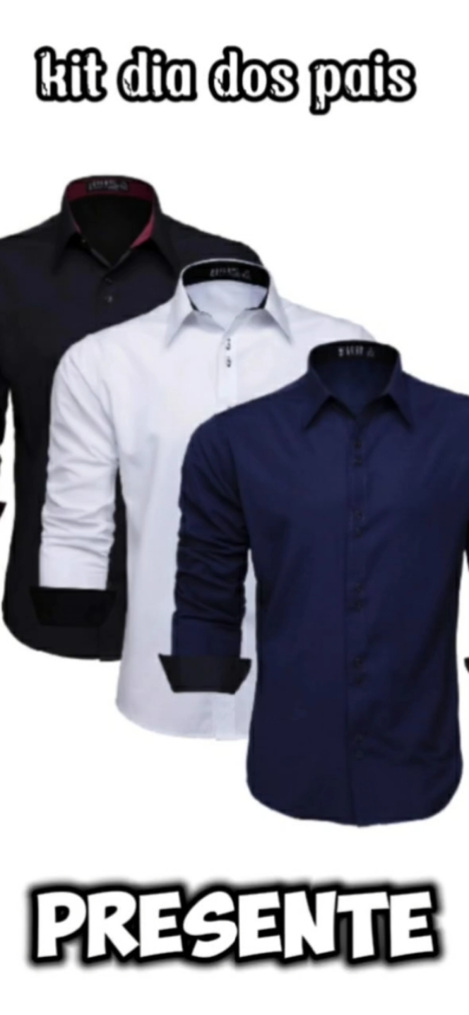 Kit de Camisas Slim Antiamasso: Presente Perfeito para o Dia dos Pais! Compre direto da Amazon frete grátis: https://amzn.to/4c2GVFx #presentediadospais #camisa #roupa #presente #pai 