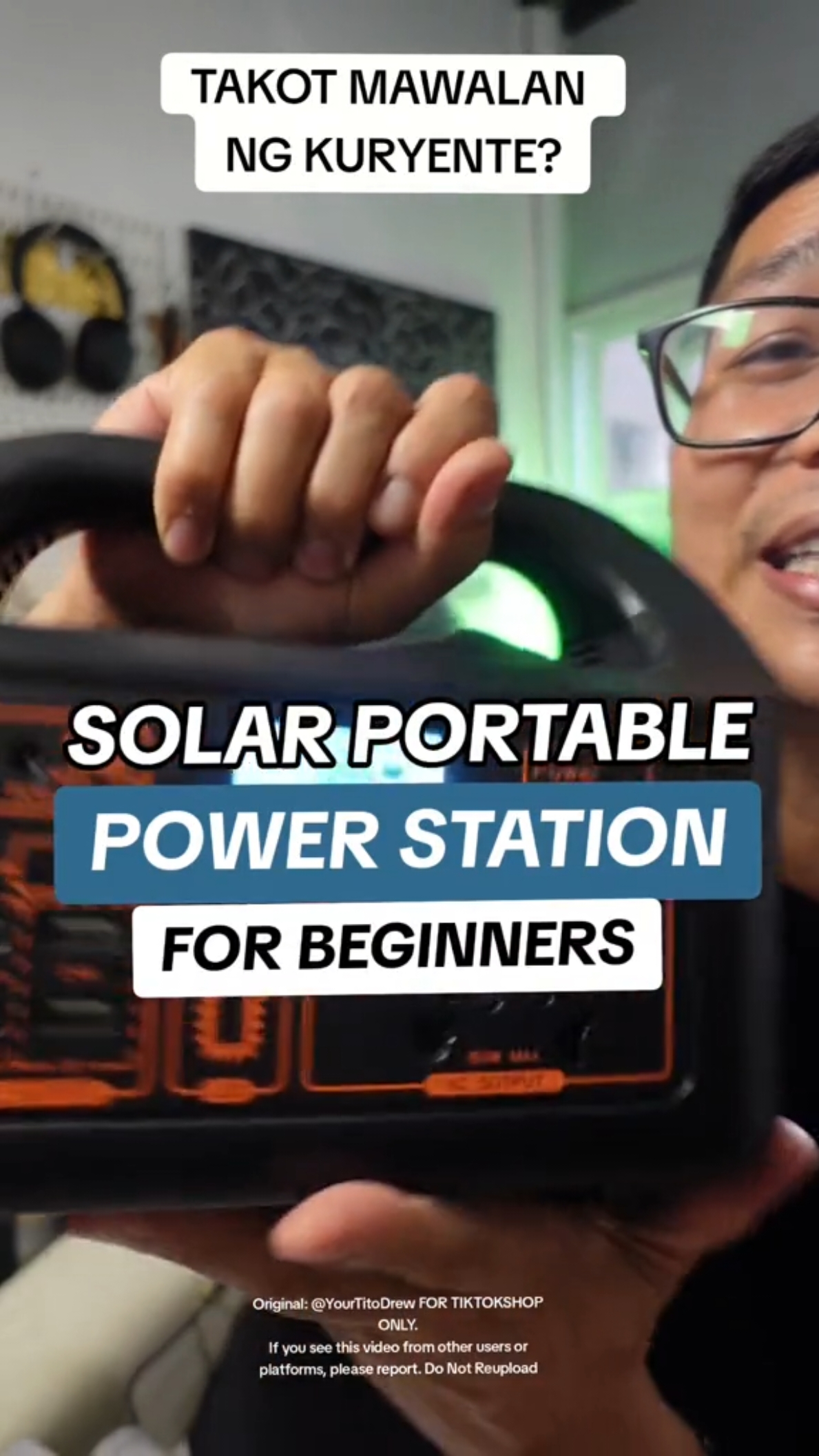 PARA READY KA NA SA SUSUNOD NA BROWNOUT POWER OUTAGE - FOR 3000, MAY SOLAR POWER CHARGING STATION KA NA #jiditech #solarpower #powerstation #portable #gadgetfindsph #emergency #typhoonready #brownout #backuppower #wfh 