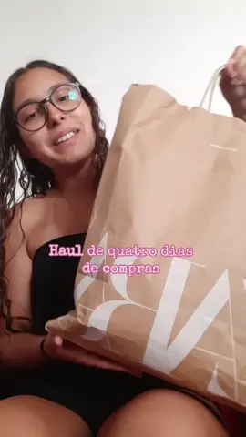 Quatro dias diferentes de compras, o que os olhos não vêem o coração não sente não é mesmo 🙈🛍//#haul  #haulprimark #haulzara #bershka #pullandbear 