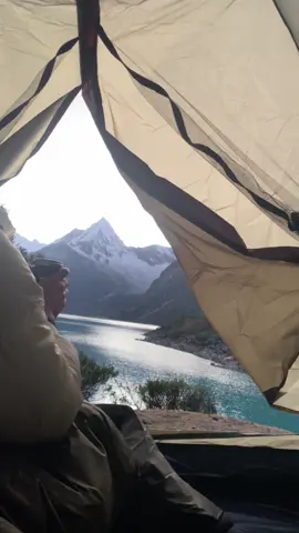 Laguna Paron ⛺️🏔️🇵🇪  #acampar #lagunaparon #camping #amanecer #carpa #montaña #cordillerablanca #cordillera #cafe #laguna #peru #huaraz 
