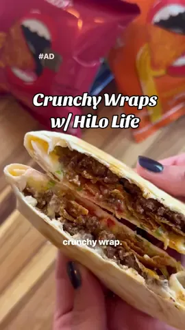 #AD Who doesn’t want that extra CRUNCH in their crunchy wrap? It’s easy to get the satisfying crunch and added flavor with @HiLoLifeSnacks Almond Flour Tortilla Style Chips, with their texture and tasty seasonings, these are sure to be a hit! Simply replace the tostada you’d normally use in a crunchy wrap with HiLo Life Chips in the flavor of your choosing, and you've got the most flavorful, crispiest, crunchiest, late-night dinner! #WelcomeToTheHiLoLife #HiLoLife_Partner #HiLoLifeSnacks #crunchywrap #mealprep
