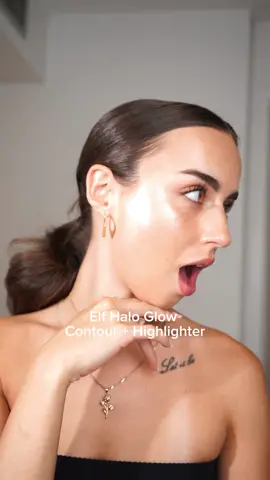 ✨The Elf Halo Glow Contour & Highlighter Wands✨ For the contour wand, I took shade Fair/Light. It was the lightest shade, which I only took because it was the only one that looked gray. Remember girlies, your contour should be a cold shade, shadows are grey, not orange.  The highlighter I am using is called Champagne Campaign. It’s a pearly color, which I loveee, exactly what I was looking for. I have a pink one I used before, but it really stands out when you don’t wear face makeup, so this one is perf if you like a more subtle look.  Blending was a breeze and it didn’t leave any patchy spots.  This is probably a dupe for the Charlotte Tilbury one, which is great cuz I’m a brokie rn.  #elf #elfcosmetics #elfhaloglow #liquidhighlighter #highlighter #contour #glow #glowingskin  #makeup #cleangirl #cleangirlaesthetic 