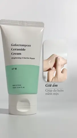 Dưỡng ẩm, chữa lành, và tỏa sáng với dòng Cream Ceramide của 4PM 💧4pmskincare #skincare #myphamhanquoc #koreanskincare #BeautyTok 