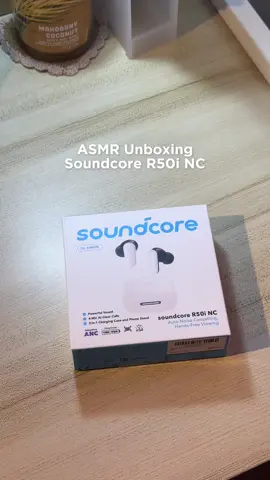 Unboxing the soundcore R50i NC and loving every moment of it! Ordered yesterday, shipped immediately, and arrived today in perfect condition. No damages, well-packed, and ready to use. Thank you @Soundcore Philippines 😍✨ Hear the quality for yourself and get yours now! 🛒 Tap the yellow basket to check it out! #ASMR #Unboxing #soundcore #QuickDelivery