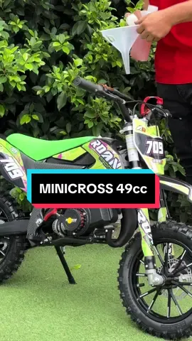😍 MiniCross 49cc Roan 709 👉🏾Motosapollo.com minimoto infantil de gasolina con motor reforzado #minimoto #minicross #infantil #paraniños #motosapollo #parati #asmr #49cc #moto 