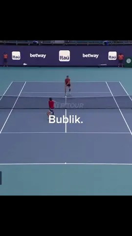 Bublik bwing bublik for one minute #tennisplayer #bublik #tennistiktok #tennisrage #fy 