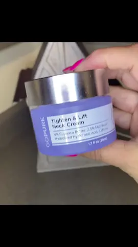 Gopure Neck Cream! Soft and creamy! #gopure #neckcream #light #TikTokShop 