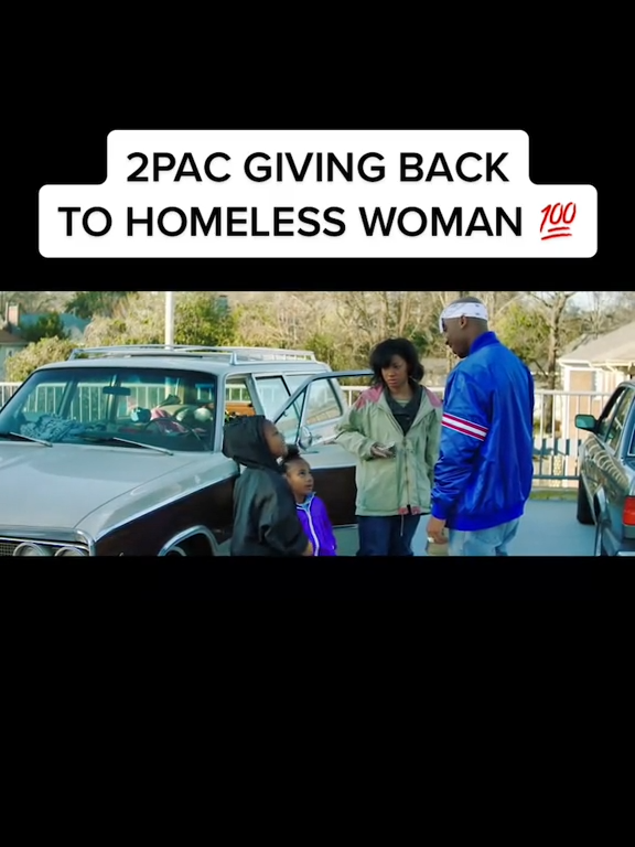2Pac Always Gave to the Homeless 💯 #xyzbca #fyp #foryoupage #2pac #2pacshakur #tupac #tupacshakur #hiphop #90s