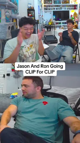Jason And Ron Going CLIP For CLIP @Jason😅 #jasontheween #stableronaldo #mizkif #twitch #clips #foryou #faze 