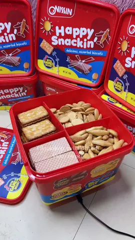 Restock ng Happy Snackin! Talagang kinagigiliwan tlaga! #happysnackin #happysnack #assortedbiscuits #nissinhappysnackin #nissinhappysnackintub 