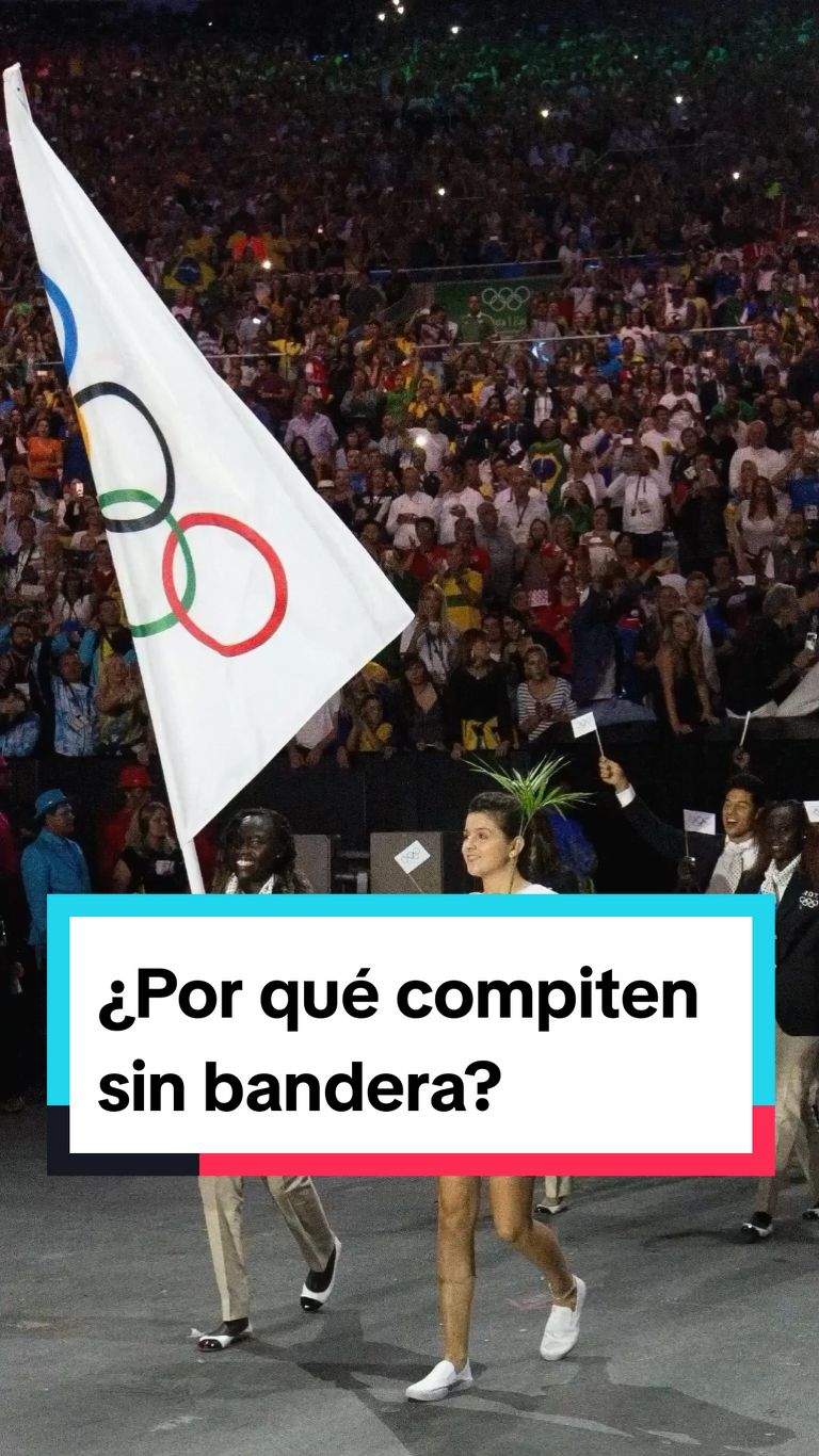 ¿QUIÉNES SON los que compiten con bandera del Comité Olímpico?  . . . . . . . #olympics #olympicgames #sports #paris2024 #refugees #refugiados #onu #acnur #deportes #juegosolimpicos 