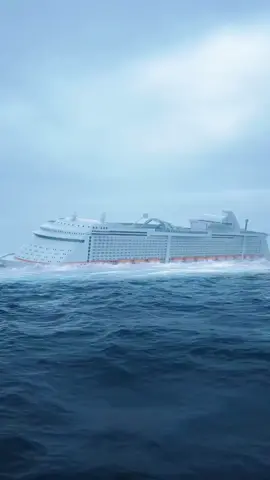 Ship sinking In Northsea😱#scery #monster #ocean #omg #sea #bigwaves