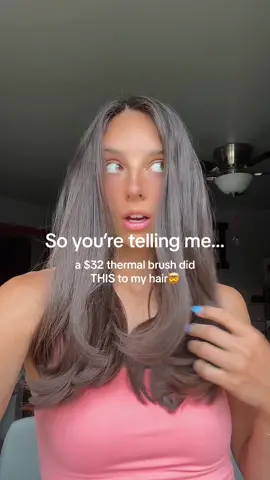 My newest obession!!!😍 #thermalbrush #heatedbrush #hairbrush #ttshop #hairtools #ugc #blowoutbrush #hairstyle 