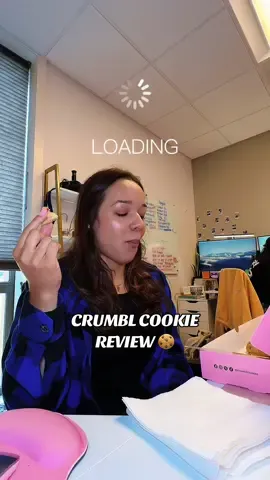 My @Crumbl Cookies review 😋 | 8.5/10. #crumblcookies #review #foodreview 