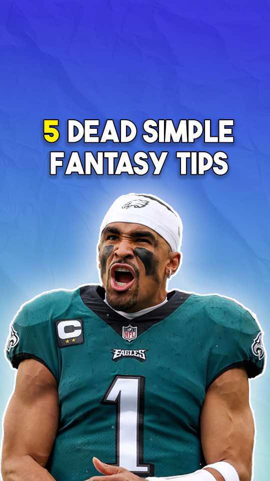 5 Dead Simple tips to help you win your fantasy football draft  #fantasyfootball #nfl  #football  #fantasyfootballdraft  #nfldraft  #nflfootball  #nflnews  