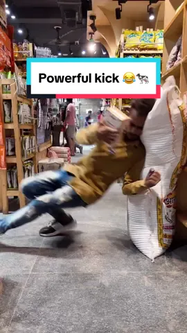 Powerful kick 😂🐄 #viralhook #funny #transition 