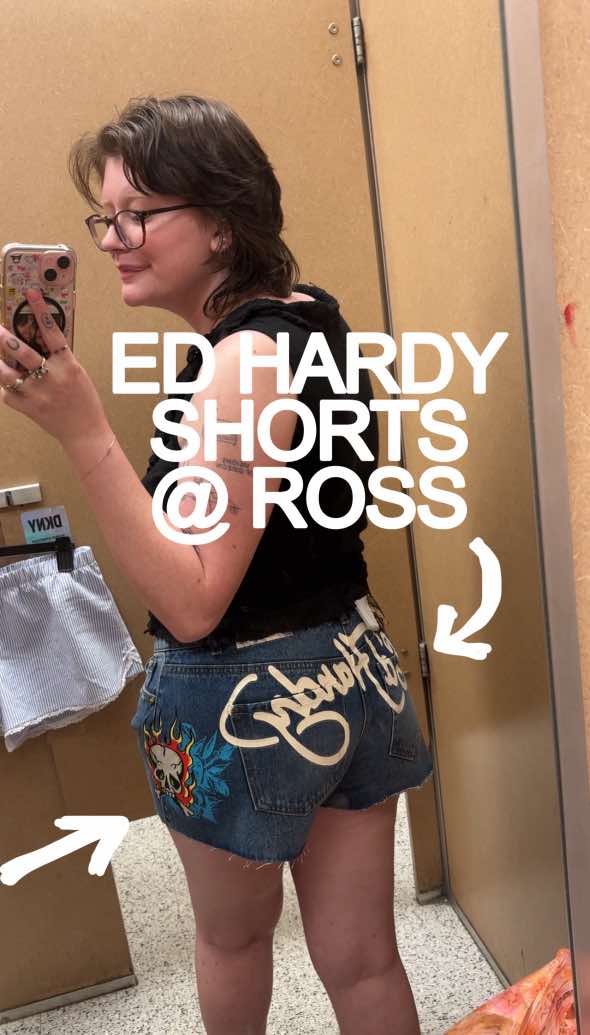 ed hardy shorts!!! #bratsummer #ross #edhardy 