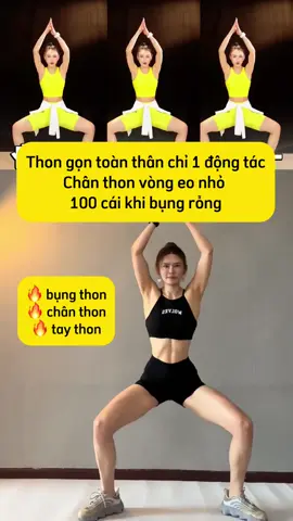 Quá nà đơn giản nuôn, tập luôn chứ còn chần chờ gì nào các mình #giamcan #giammo #baitapgiamcan 