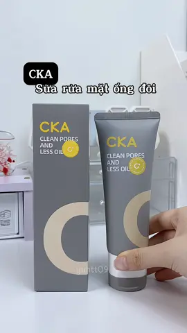 Sữa rửa mặt ống đôi CKA #unbox #unboxing #suaruamat #suaruamat2in1 #suaruamat2ong #suaruamatongdoi #cka #suaruamatcka #suaruamatsachsau #xuhuong 