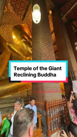 Temple of the Giant Reclining Buddha. #bangkok #thailand #buddha #shrine #temple #recliningbuddha #robertlovevacation 