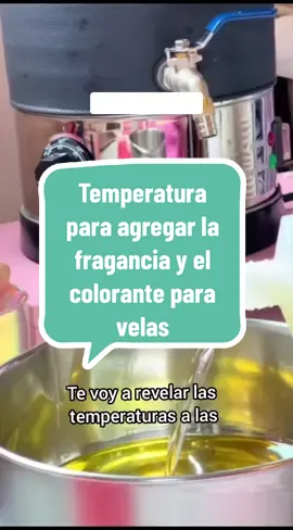 ❗️ATENCIÓN ❗️Es importante recordar que estas temperaturas pueden variar ligeramente dependiendo de la marca de la cera y los ingredientes que uses. Te recomiendo siempre hacer pruebas pequeñas antes de producir grandes cantidades para asegúrate de que los resultados son los que deseabas. ( A qué temperaturas agregar la esencia o fragancia para velas y el colorante ) #colorantevelas #fraganciavelas #velasaromaticasvegetal #velaparafinagel #velasdeabeja #velasceradecoco #velasparafina
