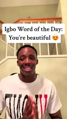 Igbo Phrase of the Day: You’re beautiful 😍 #yp #igbo #nigerian #naijatiktok #nigeriantiktok #igboamaka #igbotiktok #igbolanguage #igbokwenu 1d