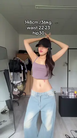 ใส่ยีนส์ไซส์Sน้าา #outfit #OOTD #คลาสแฟชั่น #แต่งตัว 