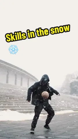 Football in the snow looks so calming ❄️ | 🎥: ibkfreestyle on Instagram | - #fyp #foryoupage #football #footy #ftbl #Soccer #futbol #futebol #footballvideo #footballtiktok #footballskills #footballstadium #footballer #footytiktok #footyedits 