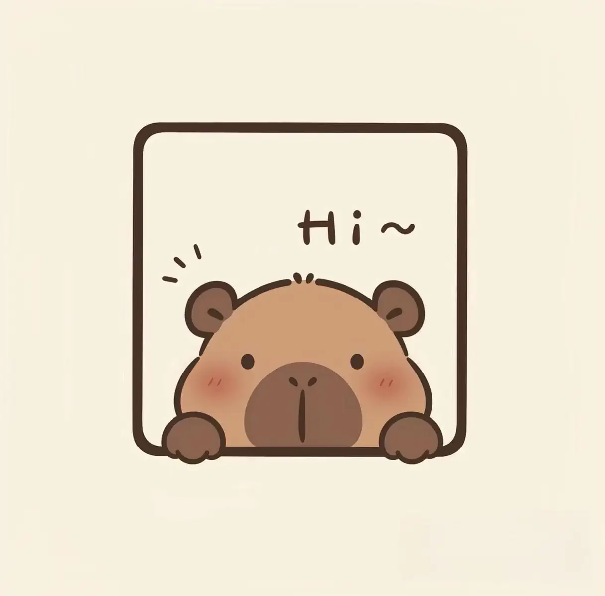 #stickers #iphone #xuhuong #capybara 