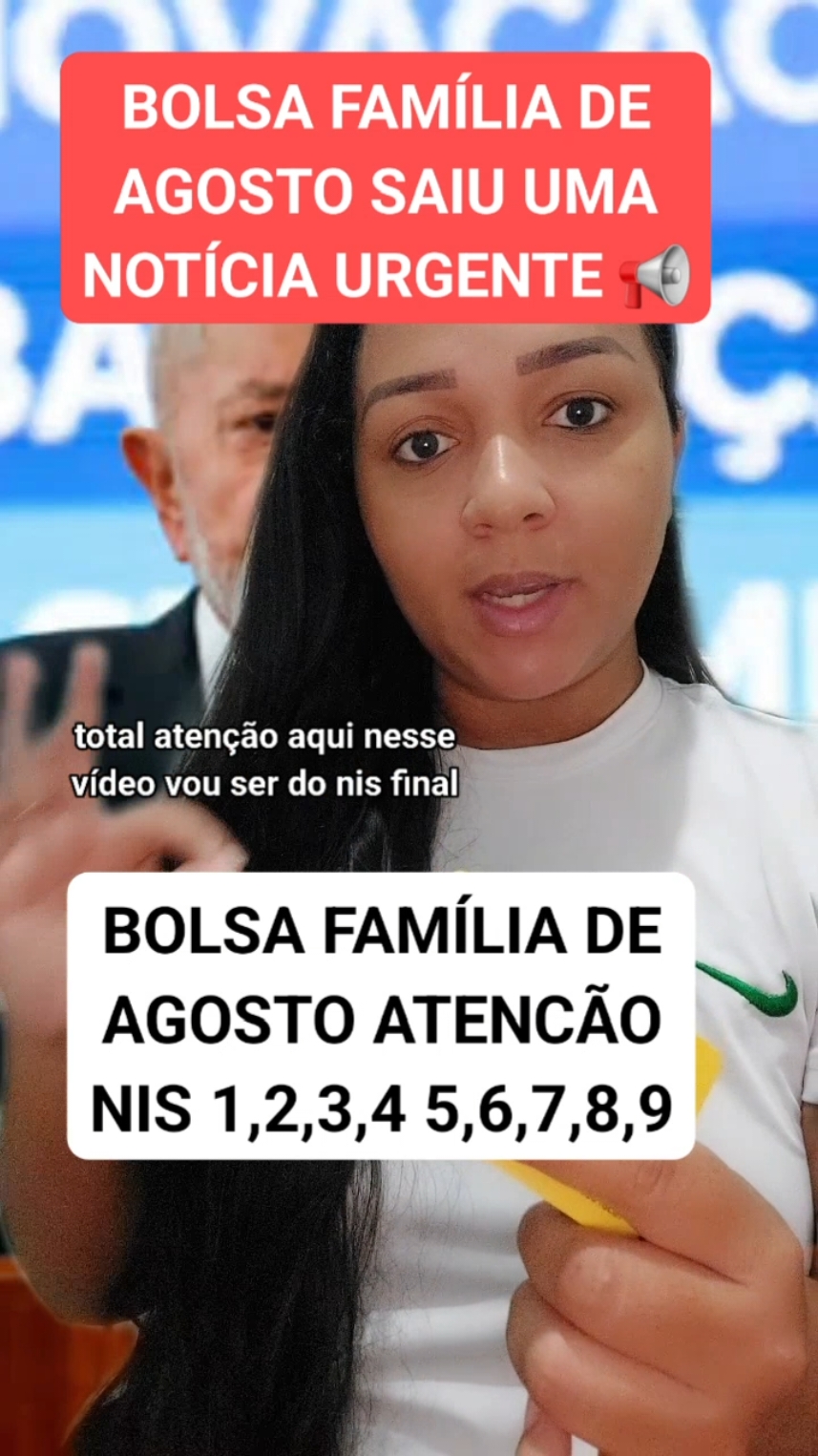 Bolsa familia de agosto saiu uma nova notícia 📢📢#noticiastiktok #bolsafamilia #noticias 