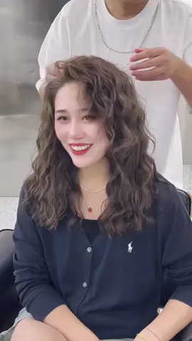 Uốn hippi tóc lỡ#xuhuong #tócđẹp 