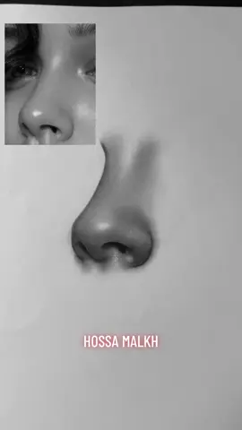 رسم الانف بطريقة سهلة للمبتدئين😍 #رسمتي #رسماتي #رسام #رسامين #رسامين_العرب #كلنا_رسامين #fyp #foryou #fypシ #viral #الخليج #قطر #الكويت #drawing #drawingtutorial  @Hossam Malkh 