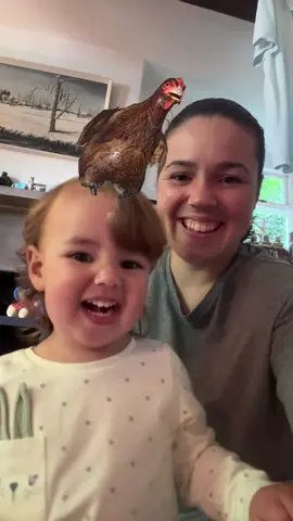Chicken head 🤣 #baby #toddler #chicken #trending #funny #fyp #fun #cute #dance 