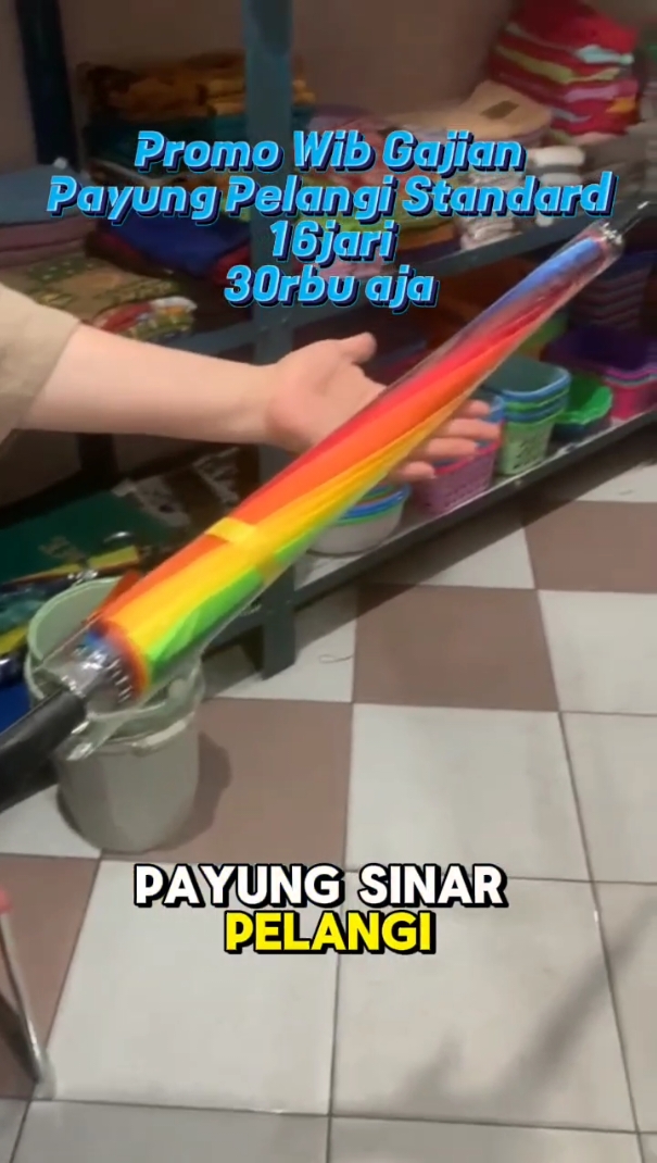 #wibgajian #payungpelangi #payung 