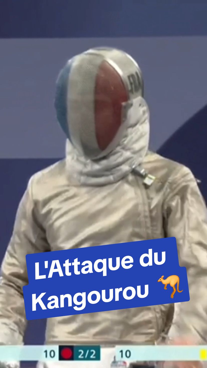 Fan de l'attaque du kangourou de Sébastien Patrice 🦘 Hyper élégant mais malheureusement il a du s'incliner en quart de finale 🥺 #JO2024 #Paris2024 
