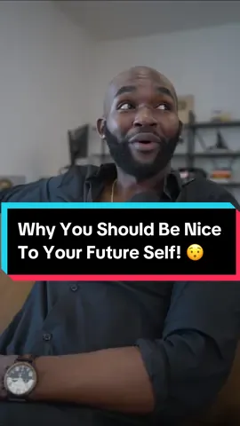 Why You Should Be Nice To Your Future Self 😮 What do you think? 💭 #lifelessons #wisdom #productivity #happiness #joshotusanya 