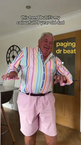 Joe’s a colourful king 🩷❤️🧡💛💚🩵💙💜 #dad #funnydad #cooldad #trendydad 